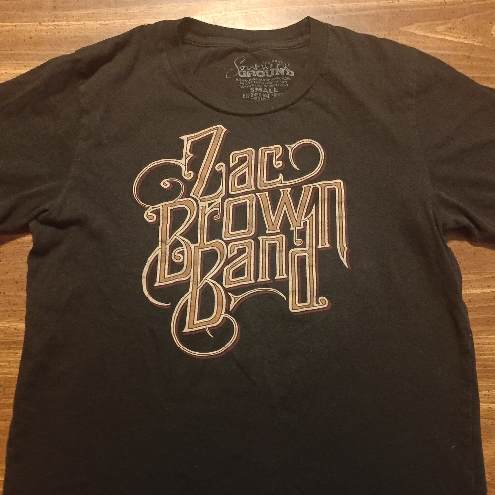 ZAC BROWN BAND CONCERT TEE - Small // Music Tour shirt country rock t-shirt